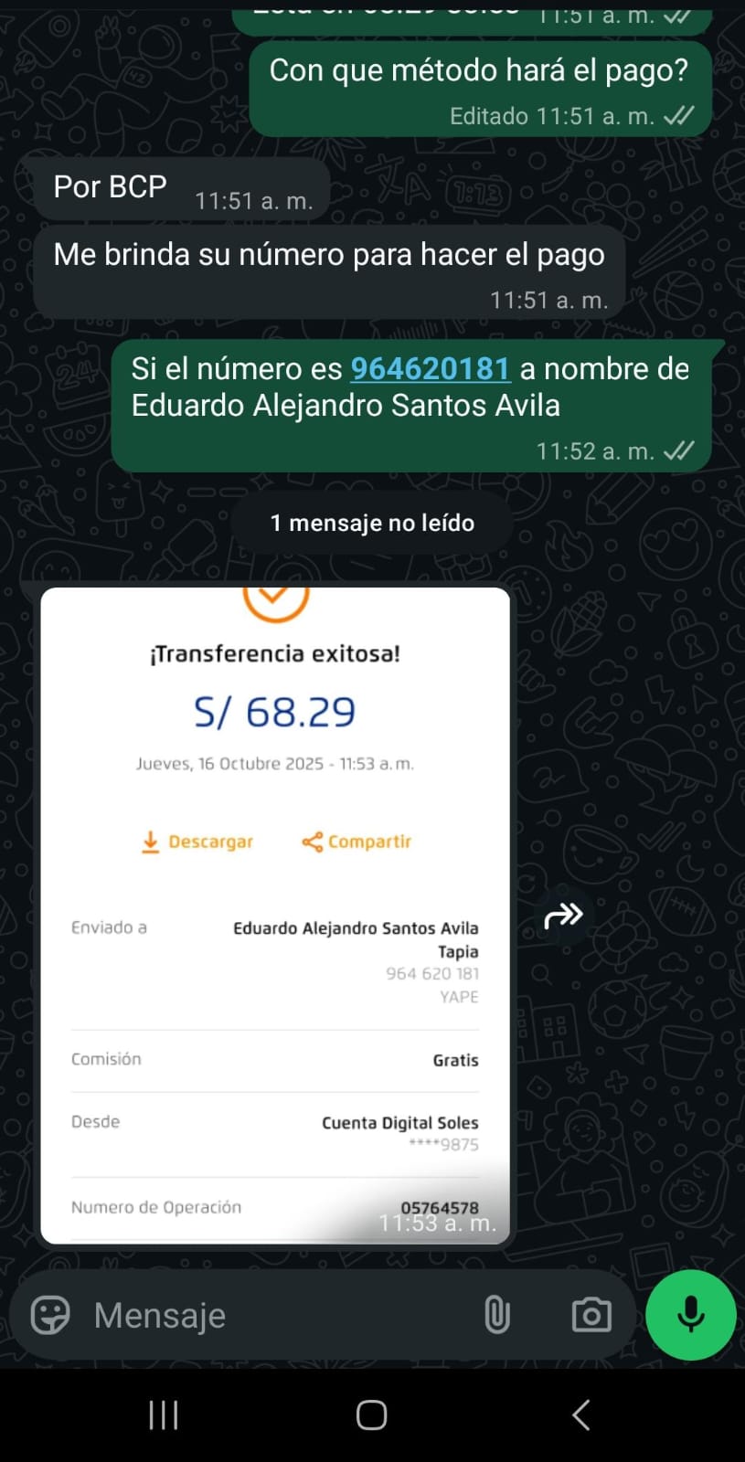 Referencia de pago Plan Profesional